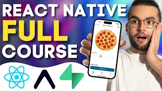 React Native Full 8 Hours Course Expo Expo Router Supabase [upl. by Lehsar587]