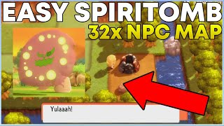 HOW TO GET SPIRITOMB IN POKEMON BDSP EASY  NPC UNDERGROUND MAP  Brilliant Diamond  Shining Pearl [upl. by Nalra142]