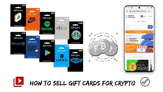 How to Sell Gift Cards for Crypto [upl. by Zanlog]