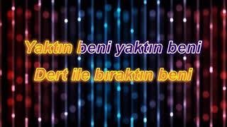 neşet ertaş bahçe duvarından aştım karaoke [upl. by Ettesus]