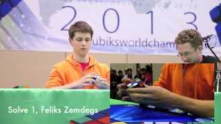 Rubiks Cube World Record former  473 seconds  Feliks Zemdegs [upl. by Yarg]