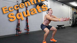 Eccentric Squats Exercise [upl. by Helbonnas]