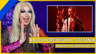 Kalush Orchestra  Stefania  Ukraine 🇺🇦  American Reacts to Eurovision 2022 [upl. by Lubeck]