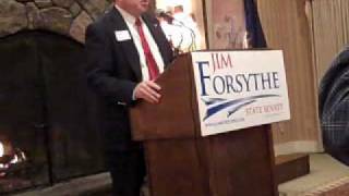 NH State Senator Peter Bragdon Introducing Jim Forsythe running for NH Senate District 4 [upl. by Aseretairam911]