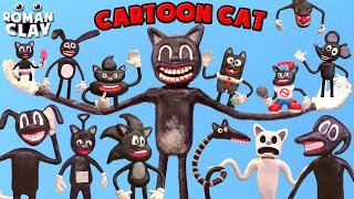 All Cartoon Cats with Clay  Roman Clay Collection [upl. by Atrice]