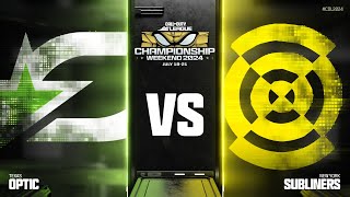 OpTicTexas vs C9COD  CDL Champs  Winners Finals [upl. by Assirolc544]