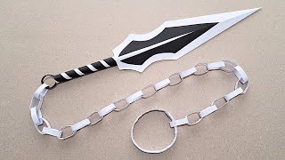 DIY  A4 KAĞITTAN SCORPİON KUNAİ NASIL YAPILIR   MORTAL KOMBAT [upl. by Auvil]