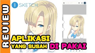 nyobain amp review aplikasi pixiv sketch indonesia [upl. by Aroda35]