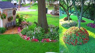 Best Tips for Landscaping Around Trees  Under Tree Garden Ideas [upl. by Aicerg121]