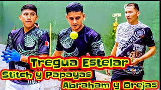 Stitch y Papayas vs Abraham y Orejas Frontón Minas primer partido [upl. by Llertnahs]