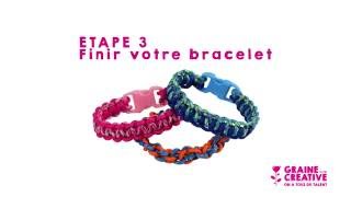 Réalisez un bracelet tressé avec du fil Créacord [upl. by Remde959]