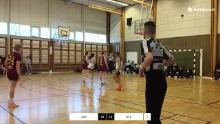 KFUM Central vs AIK Basket Scania Cup 2024  bronsmatch [upl. by Ardek]