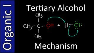 Mechanism to make Alkyl Halides from Tertiary Alcohols  Organic Chemistry I [upl. by Chari]