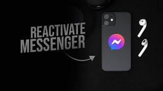 How to Reactivate Facebook Messenger on iPhone tutorial [upl. by Carleton]