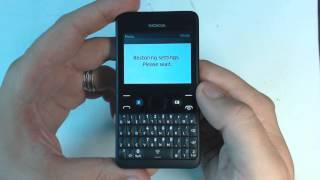 Nokia Asha 210 factory reset [upl. by Eidoj795]