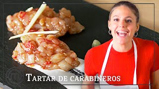 El tartar de carabineros de Pepe Rodríguez  Receta paso a paso con MARTA DE MASTERCHEF 6 [upl. by Photima]