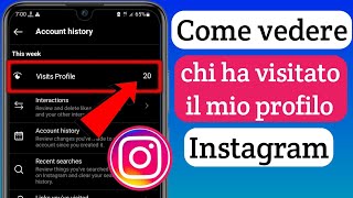 Come scoprire chi ha visualizzato il mio profilo Instagram 2023 [upl. by Nevaeh]