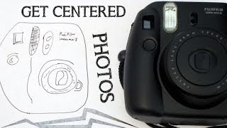 How To Take A Centered Photo With A Fujifilm Instax Mini Instant Film Camera [upl. by Annohsak192]