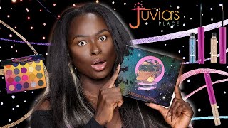 NEW Juvias Place Afrogalactic Collection Review  Swatches  Eyeshadow Tutorial  Ohemaa [upl. by Eibo279]