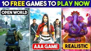 10 FREE Games You Can Play Right Now  High Graphics AAA Games WITH DOWNLOAD LINKS [upl. by Romney]