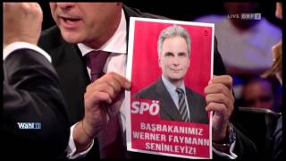 Wahl 2013 Faymann vs Strache 6 [upl. by Yelnahs]