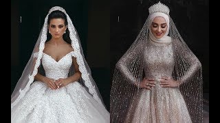 Os Vestidos De Noiva Lindos e Luxuosos 2019  The Most Beautiful and Luxurious Wedding Dresses [upl. by Waine]