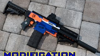 MOD Nerf Stryfe M4M16  3D Printed Parts Kit WorkerF10555 [upl. by Dazhahs164]