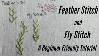 Beginner Embroidery Stitches You Need To Know [upl. by Ecertal53]