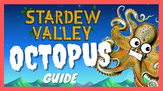 Stardew Valley Octopus Guide  How to catch an Octopus in Stardew Valley [upl. by Yorke]