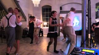 20er Jahre Tanzparty ★ Jens amp Stefanie dance Charleston amp Lindy Hop in Dresden 2013 Placebo Flamingo [upl. by Haeluj496]