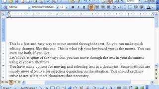 Word 2003 Tutorial Overtype Mode Microsoft Training Lesson 213 [upl. by Htiekel566]