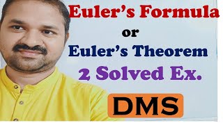 Eulers Formula  Eulers Theorem  2 Solved Examples  DMS  Discrete Mathematics  GATE [upl. by Codding]