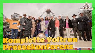 Voltron Eröffnung – Pressekonferenz 24042024  Europa Park Neuheit 2024 – Mack Rides Achterbahn [upl. by Llesram903]