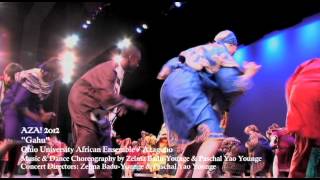 Gahu OU African Ensemble AZA 2012 [upl. by Ynaffet]