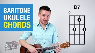 How to Play Baritone Ukulele  Reading amp Playing Chords [upl. by Ailedua]