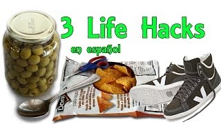 3 Life Hacks en Español 5  Hacks en la vida real Experimentos Caseros [upl. by Alvis]