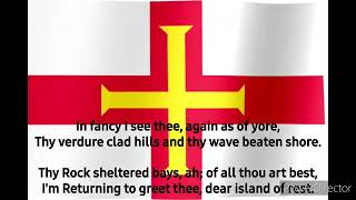 National Anthem of Bailiwick of Guernsey Sarnia Cherie EN [upl. by Durgy130]