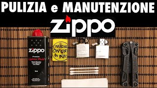 ACCENDINO ZIPPO TUTORIAL ITA PULIZIA MANUTENZIONE COM’É FATTO Originale [upl. by Pickering]