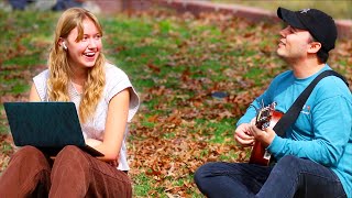 FREESTYLE SERENADING UNIVERSITY OF ARIZONA GiRLS [upl. by Karb950]