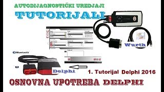 Univerzalna dijagnostika DELPHI Osnovna upotreba Tutorijal 1 [upl. by Serafina]