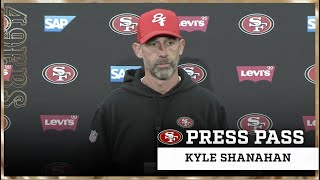 Kyle Shanahan Shares Final Injury Updates Ahead of GBvsSF  49ers [upl. by Kitrak]