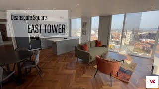 Manchester  Deansgate Square  East Tower  Two Bedroom with stunning view [upl. by Shandee]