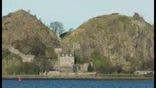 DUMBARTON CASTLE  NEAR GLASGOW SCOTLAND [upl. by Eelrebmik253]