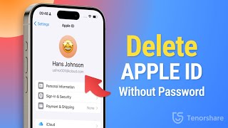 How to Delete APPLE ID Without Password  3 Ways to Fix it 2024 [upl. by Trstram]