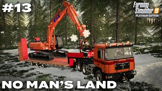 Winter Logging amp Clearing Snow  No Mans Land 13 Farming Simulator 19 Timelapse [upl. by Mireielle]