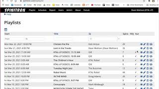 Spinitron III How to Rebroadcast a Show [upl. by Atinihc]