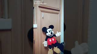 Folkmanis Puppets MICKEY MOUSE SHORT IN REAL LIFE  JustinTalksPuppets [upl. by Pride]