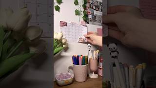 Mini calendar ✨ asmr stationery asmr stationery [upl. by Mahseh]