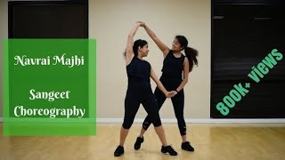 Navrai Majhi  Easy Sangeet Dance Steps  English Vinglish  Thumka Souls Choreography [upl. by Adnovay]