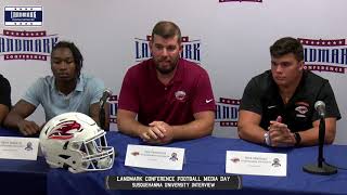 Susquehanna Football at Landmark Media Day  AllIn GoSU [upl. by Aleece]